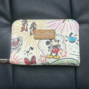 Disney Dooney & Bourke Sketch Shopper Wallet